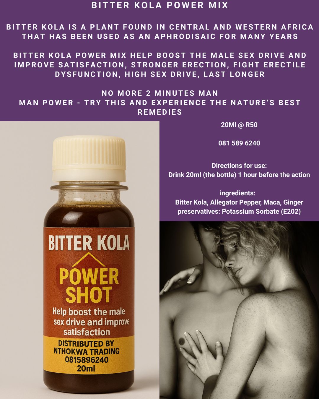 Man Power - Bitter Kola power mix